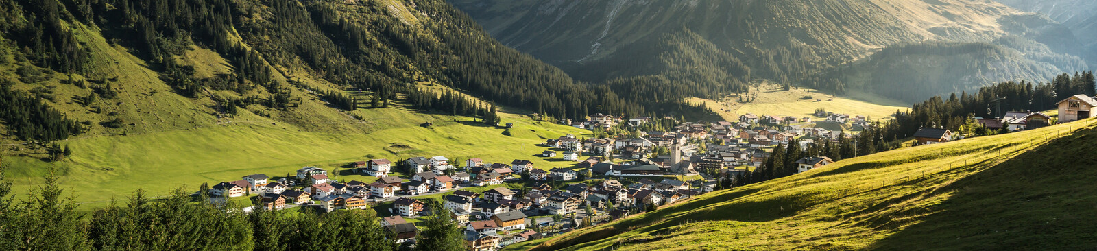 Blick auf Lech am Arlberg