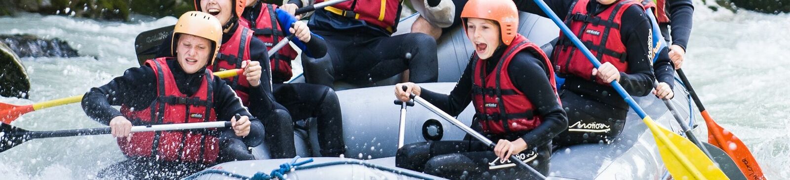 Im wilden Wasser: Rafting im Salzburger Saalachtal