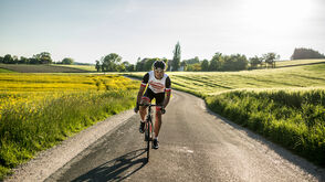 Wolfgang Fasching auf dem Rennrad