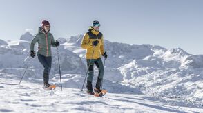 Schneeschuhwandern in der Region Dachstein Salzkammergut in Oberösterreich