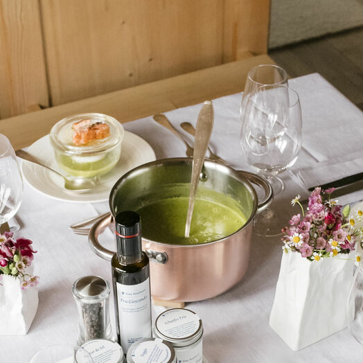 In der Gaststube von "Frau Kaufmann kocht"