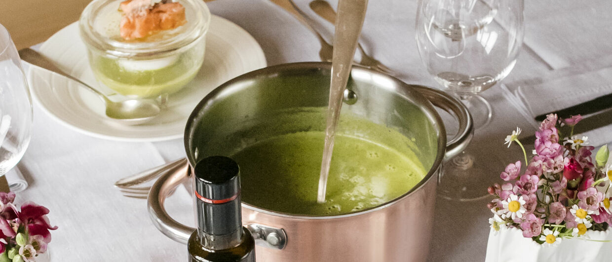 In der Gaststube von "Frau Kaufmann kocht"