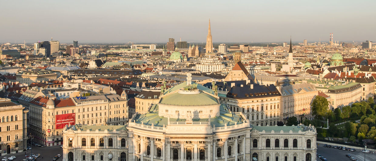 Blick auf das Burgtheater