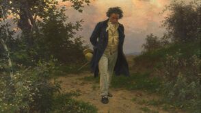 Porträt von Ludwig van Beethoven um 1901