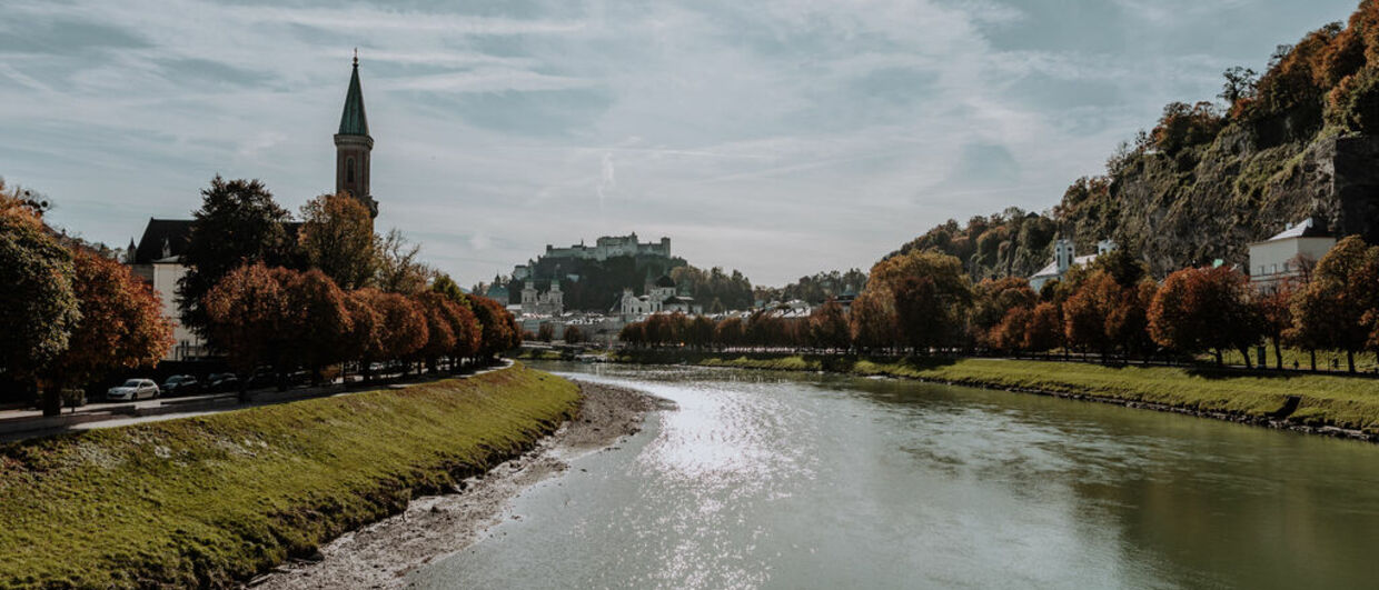 Vue sur la forteresse de Hohensalzburg 