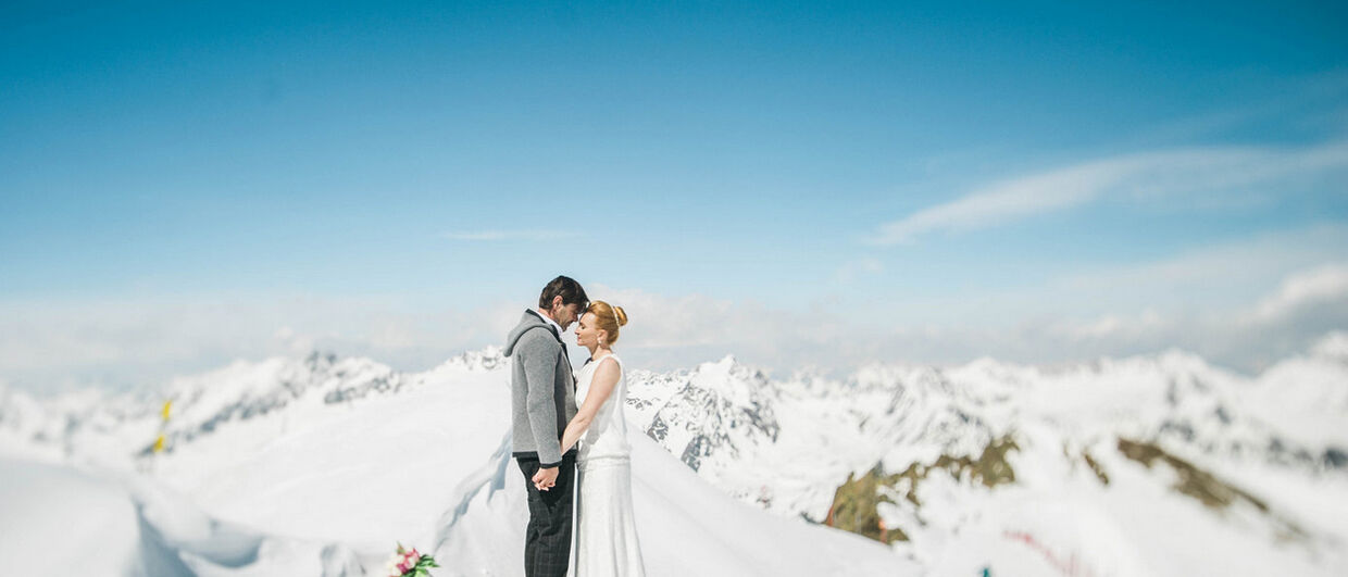 Ślub na lodowcu Pitztal