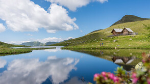 Alpejskie hale Wolitzenalm na Nockberge