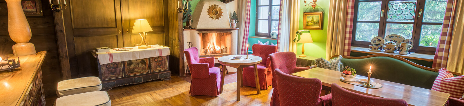 Almtalhof in Grünau im Almtal in Oberösterreich, Stube