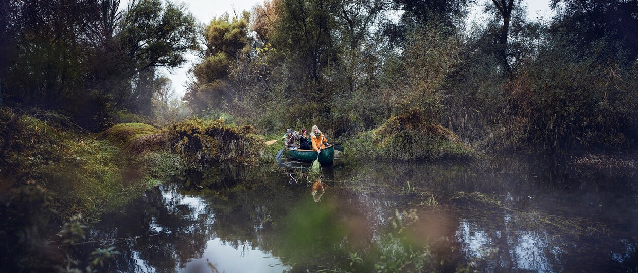 Kanufahrt im Nationalpark Donau-Auen
