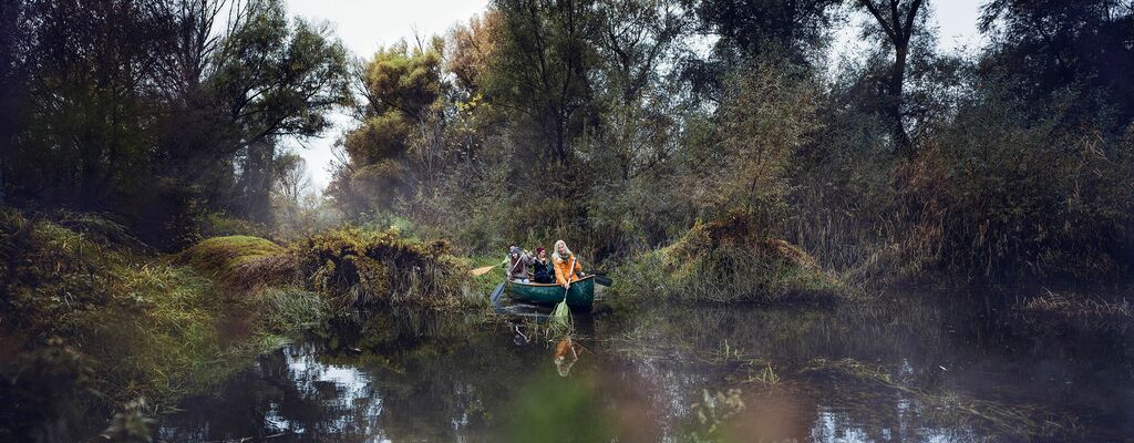 Kanufahrt im Nationalpark Donau-Auen