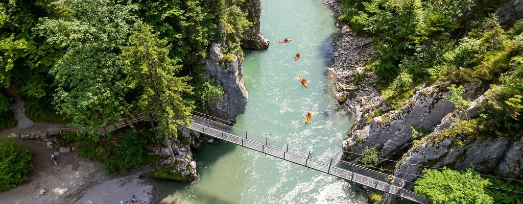 Auf Schmugglerpfaden: Klobensteinschlucht bei Kössen 