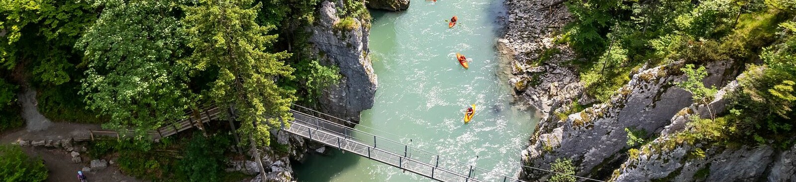 Auf Schmugglerpfaden: Klobensteinschlucht bei Kössen 