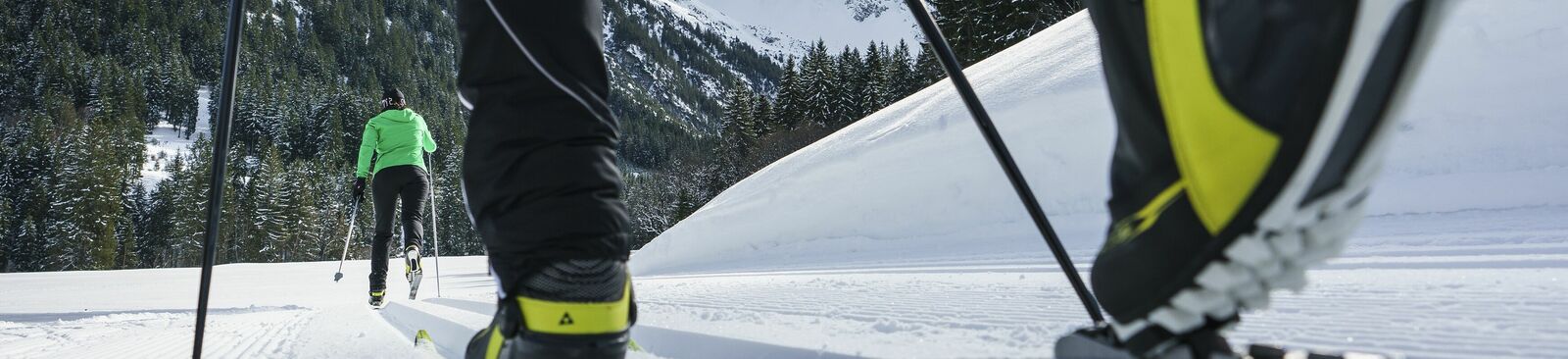 Langlaufen im Kleinwalsertal in Vorarlberg