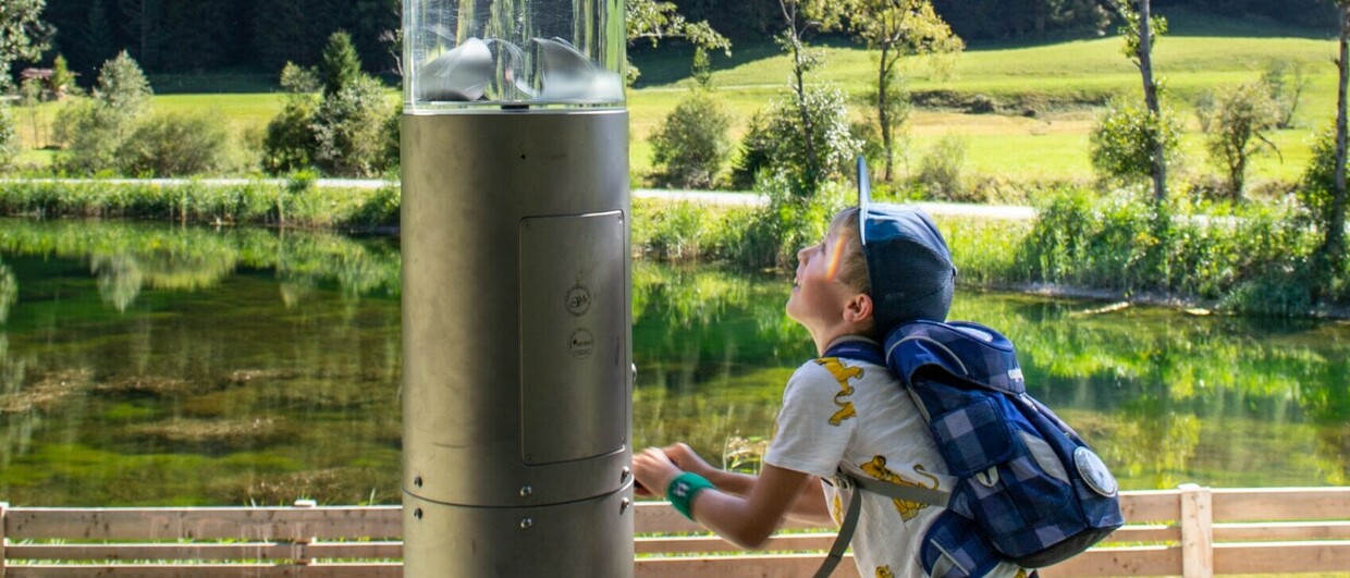 Wasserwandern im Gschnitztal mit 13 informativen Stationen