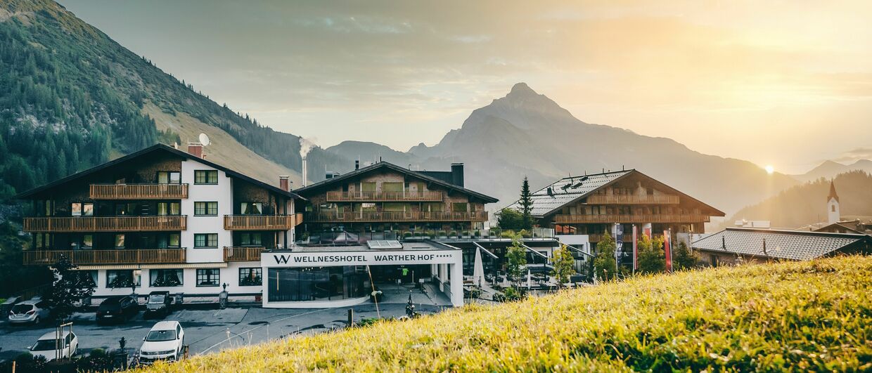 Wo Gipfel grüßen: Wellnesshotel Warther Hof