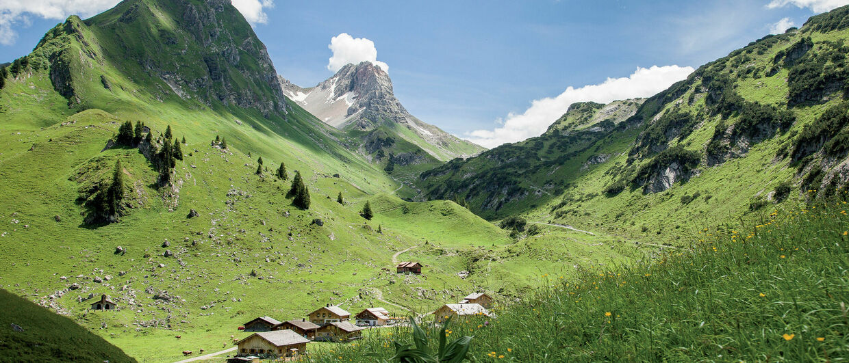 Alpe Laguz im Großen Walsertal (Walserweg E 21)