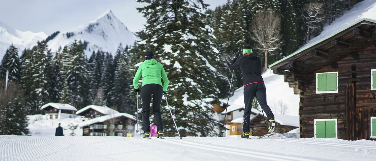 Langlaufen im Kleinwalsertal in Vorarlberg