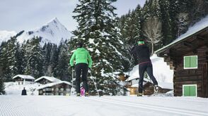 Langlaufen im Kleinwalsertal in Vorarlberg