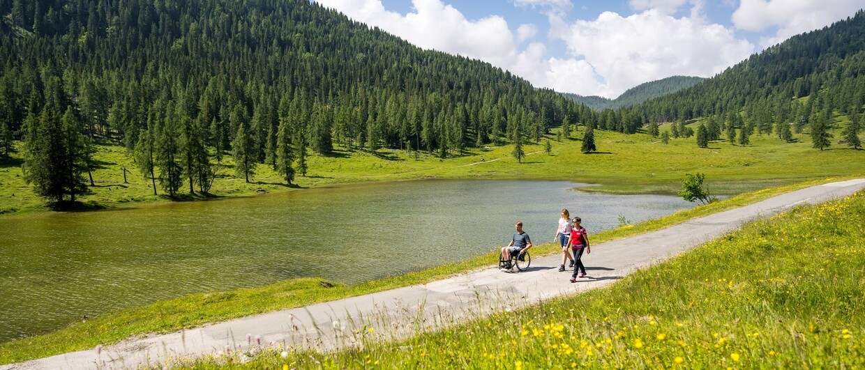 Barrierefreies Naturerlebnis auf der Egger Alm in Kärnten