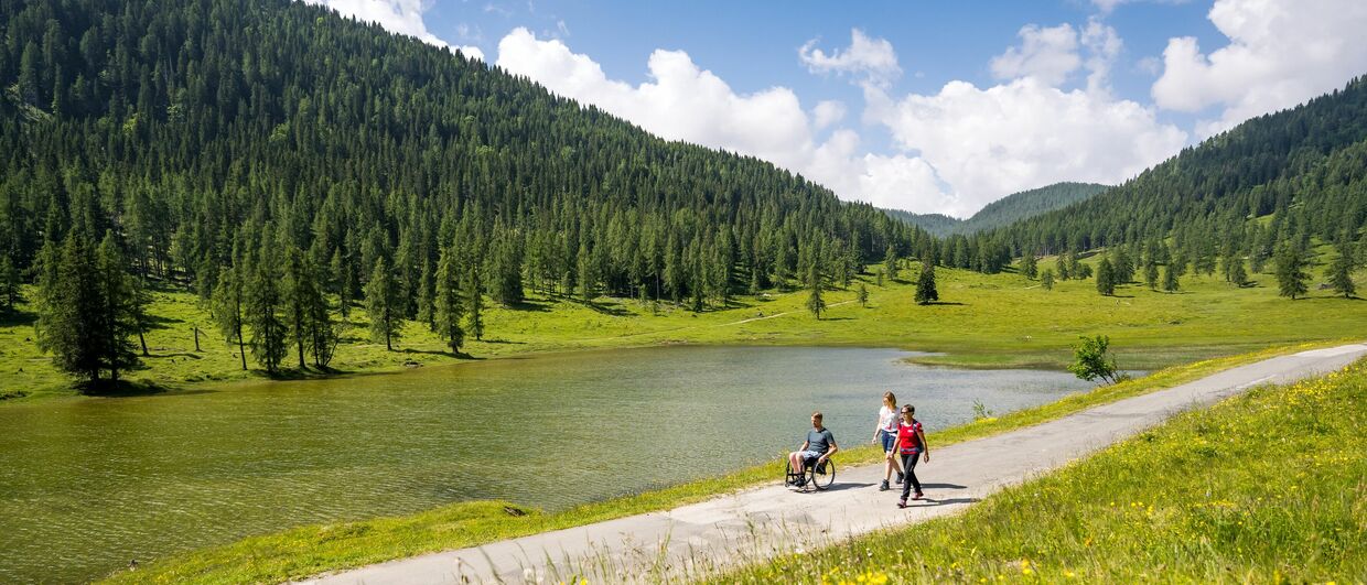 Barrierefreies Naturerlebnis auf der Egger Alm in Kärnten