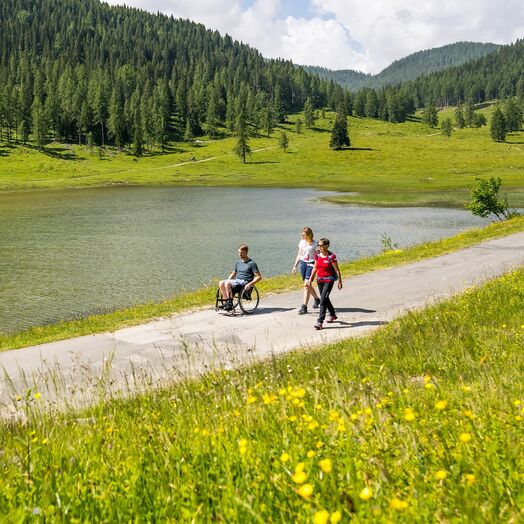 Barrierefreies Naturerlebnis auf der Egger Alm in Kärnten