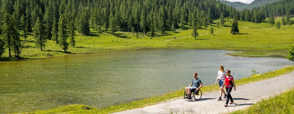 Barrierefreies Naturerlebnis auf der Egger Alm in Kärnten