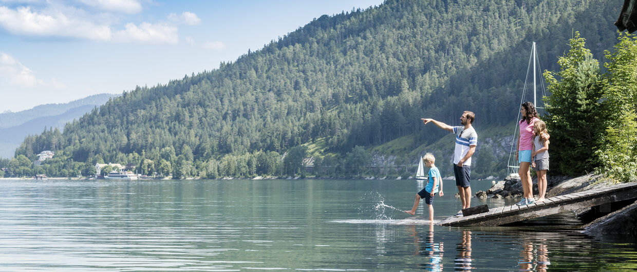 Familie am Achensee