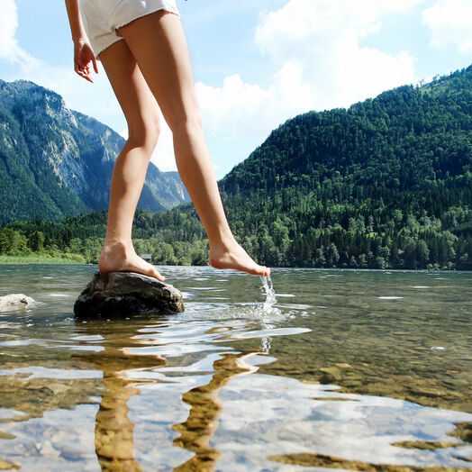 Der Lunzer See mitten in den Mostviertler Bergen