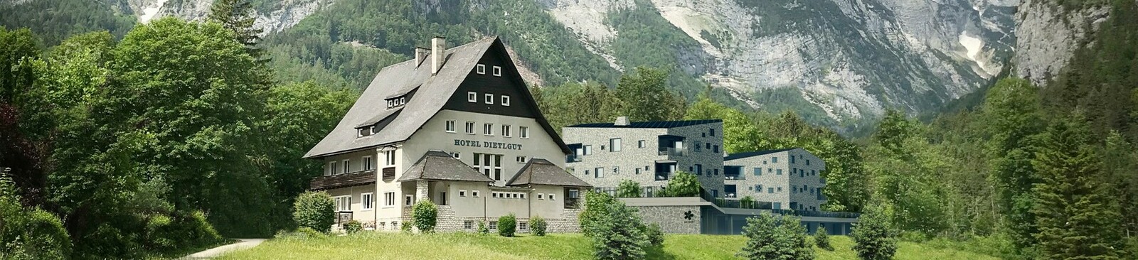 Ganz für sich am Ende des Stodertals liegt das Dietlgut Natur Resort.