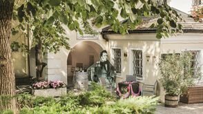 Schubert-Gedenkplatz im Hotel Restaurant Höldrichsmühle