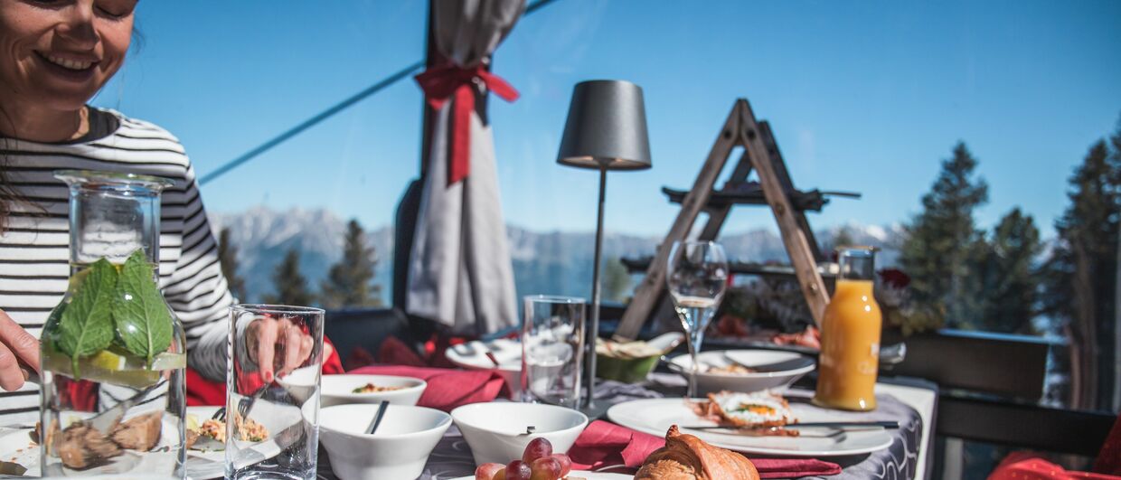 Genussfrühstück in der Gourmetgondel am Patscherkofel