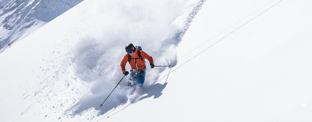 Skifahrer im Pitztal