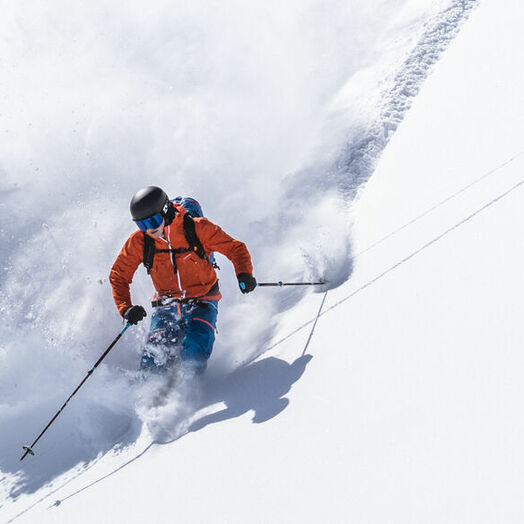 Skifahrer im Pitztal