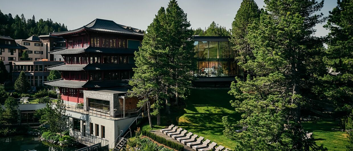 Das Hotel Hochschober in Kärnten ruht direkt am Turracher See. 