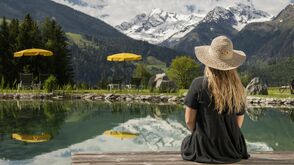 Naturbadesee des Landhotel Gut Sonnberghof