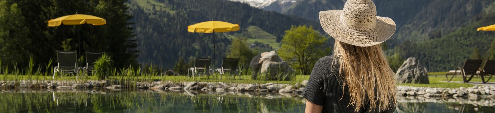 Naturbadesee des Landhotel Gut Sonnberghof