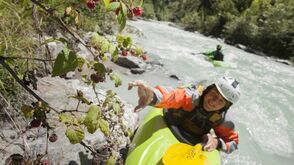 Kajakfahren auf der Gail im Kärntner Lesachtal