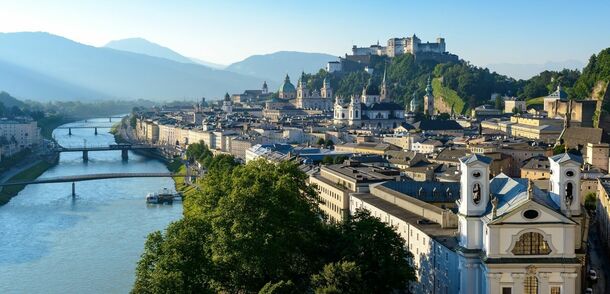 Aussicht auf die Salzburger Altstadt