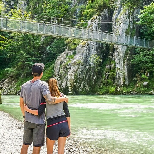 Auf Schmugglerpfaden: Klobensteinschlucht bei Kössen