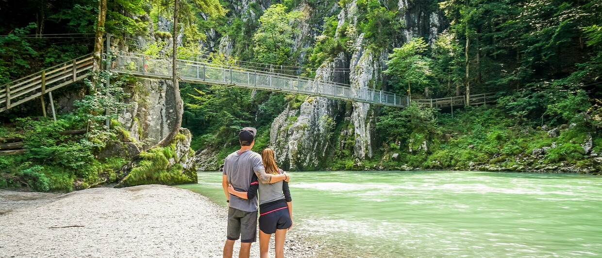 Auf Schmugglerpfaden: Klobensteinschlucht bei Kössen