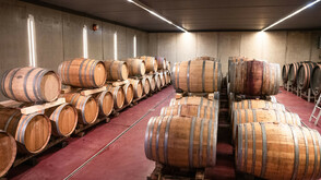 Fasskeller im Weingut Christ