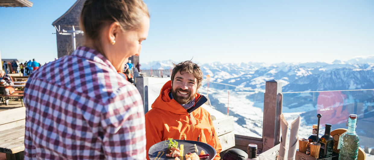Kulinarik auf der Gipfelalm Hohe Salve