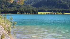 Weissensee Ufer Seeansicht