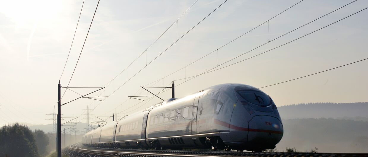 Mit der Deutschen Bahn in Richtung Süden