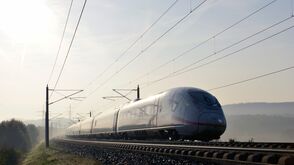 Mit der Deutschen Bahn in Richtung Süden