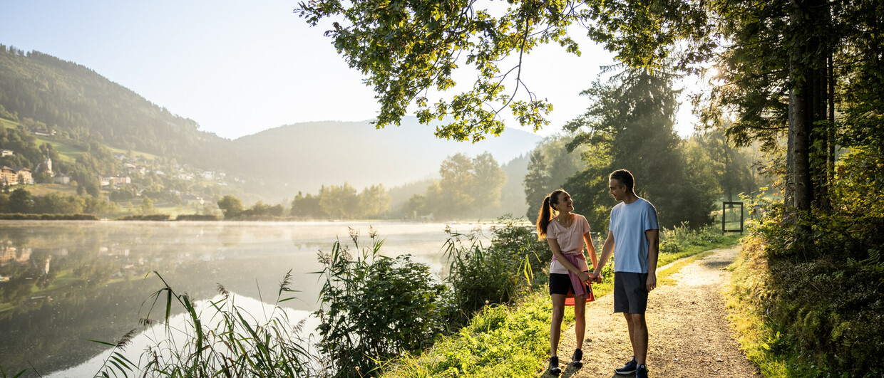 Slowtrail am Urbansee in Mittelkärnten