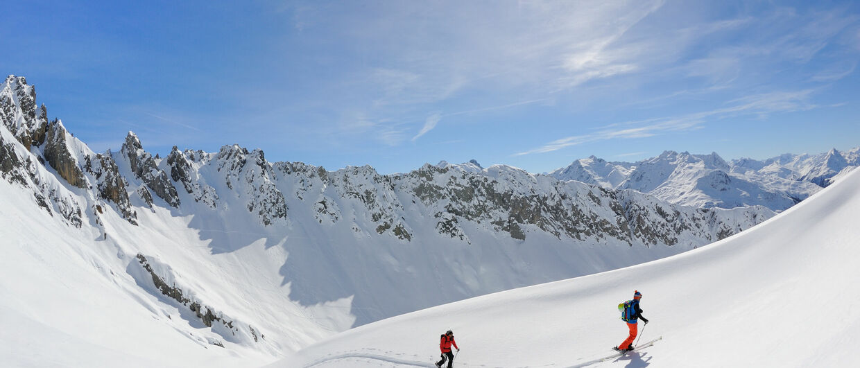 Schneeschuhwandern in der Region Lech Zürs