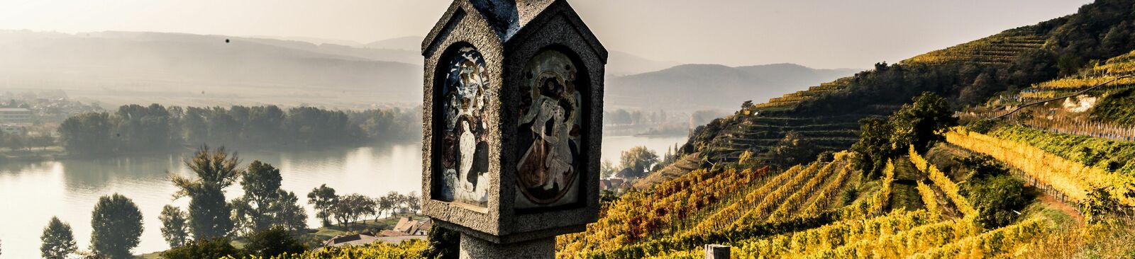 Herbst in der Wachau an der Donau