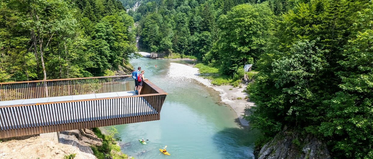 Auf Schmugglerpfaden: Klobensteinschlucht bei Kössen 