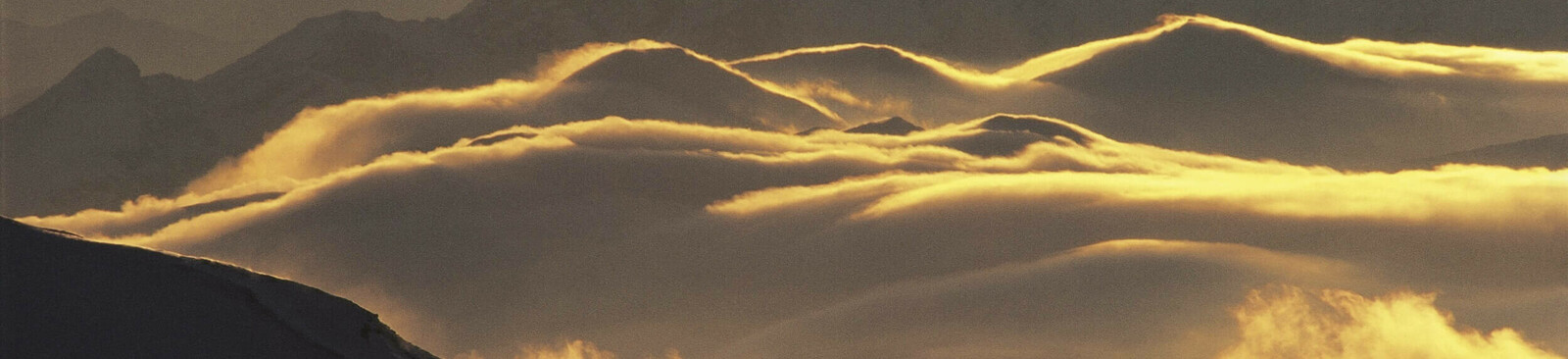 Abendstimmung über den Stubaier Alpen
